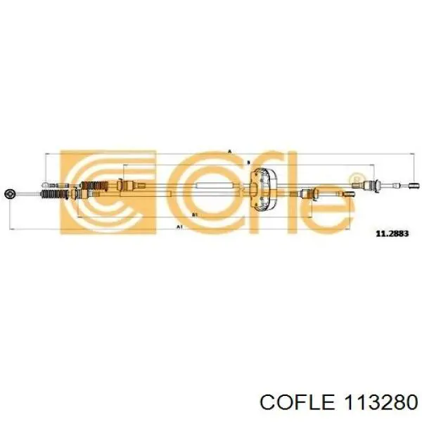 Трос перемикання передач, здвоєний Linex 094403 ціна, від 57.55 USD