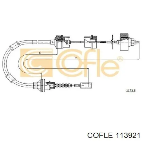 Купити 113921 Cofle Трос зчеплення
