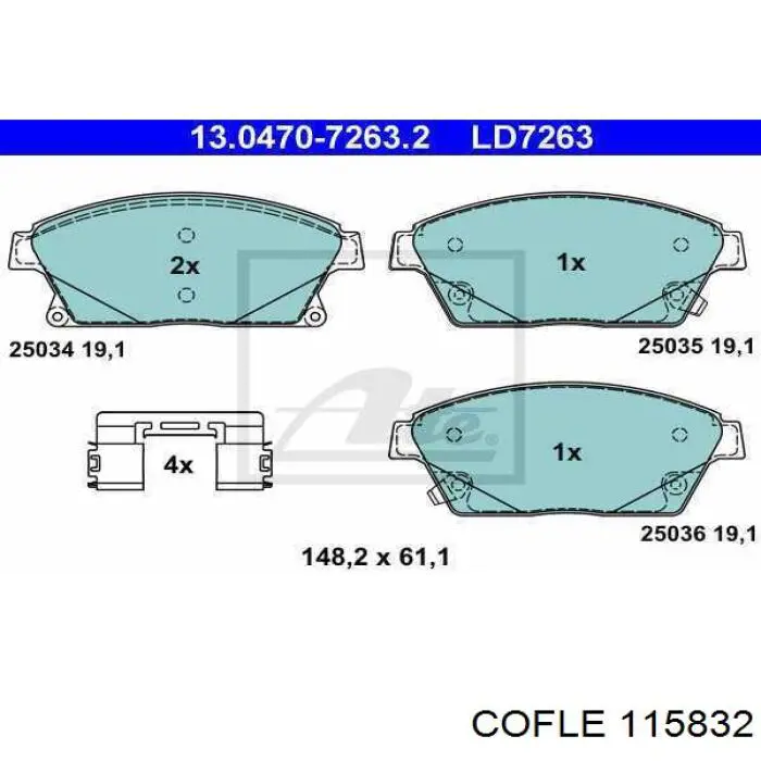 Гальмо стоянкове Linex 070107
