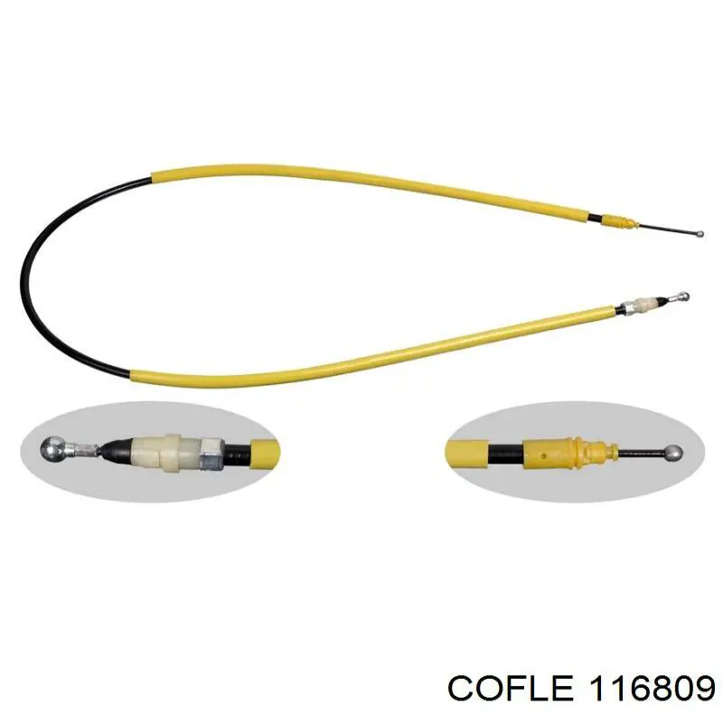 Трос стоянкового гальма передній Opel 4419922 ціна, від 8.96 USD