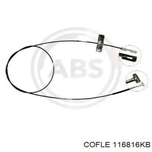 Трос ручного гальма, комплект на авто Bosch 1987482525 ціна, від 16.02 USD