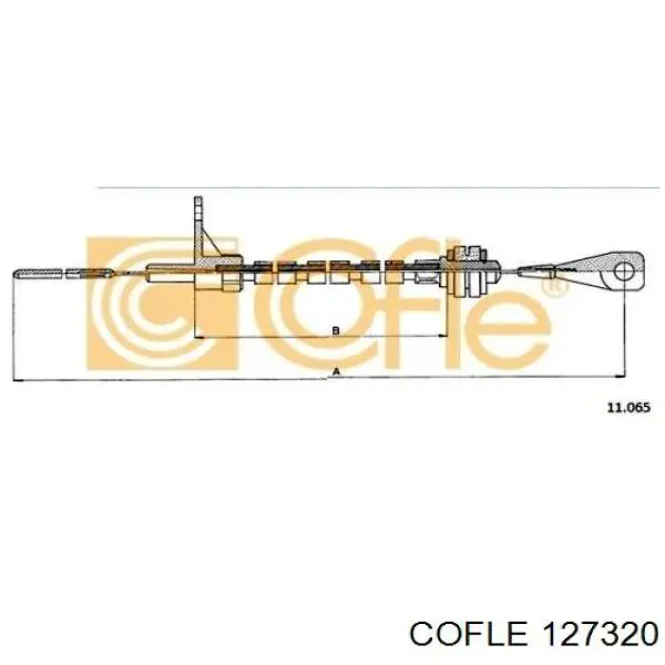 Трос газу Cofle 92127320 ціна, від 20.88 USD