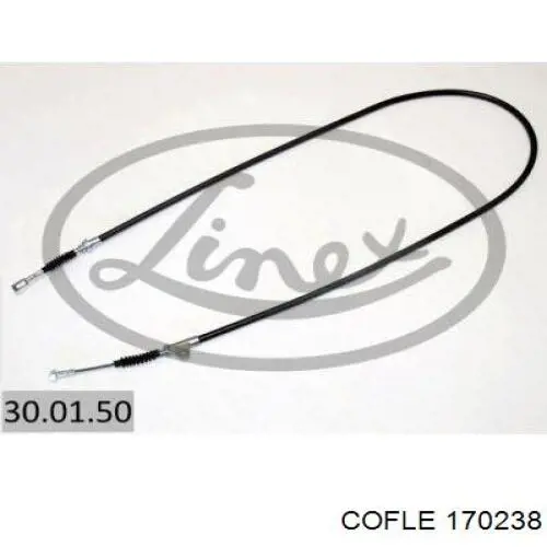 Купити 300150 Linex Трос ручного гальма задній, лівий