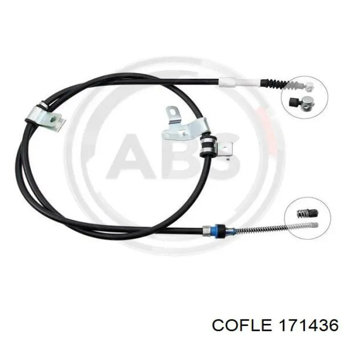 Купити 464302090 Toyota Трос ручного гальма задній, лівий