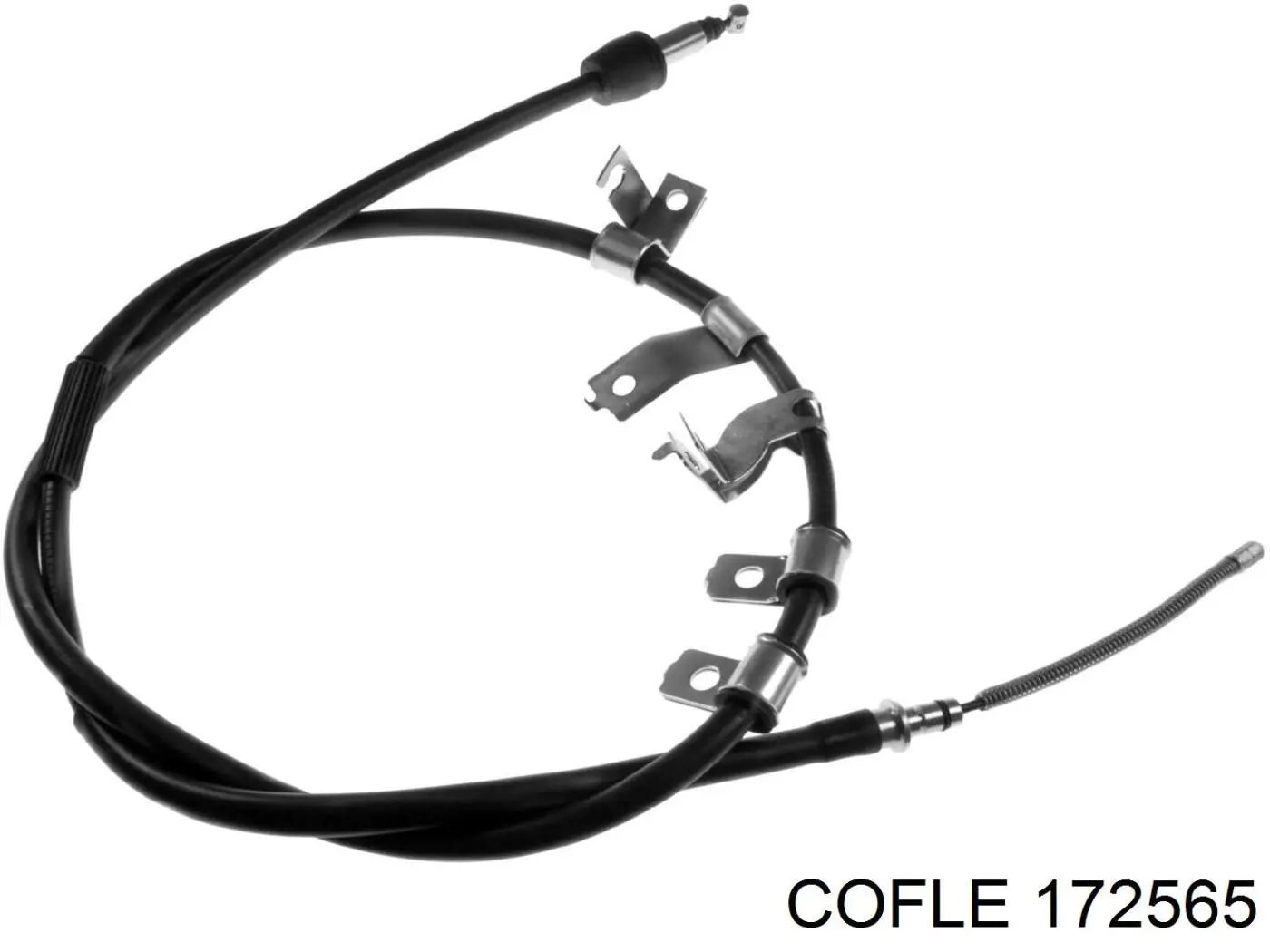 Трос стоянкового гальма задній лівий Cofle 172565 ціна, від 21.01 USD