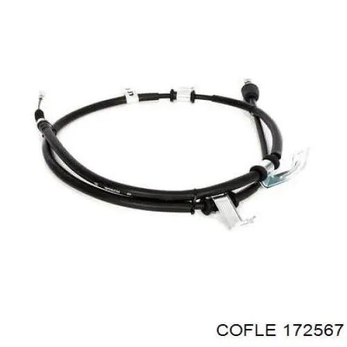 Трос стоянкового гальма задній лівий Cofle 172567 ціна, від 22.78 USD
