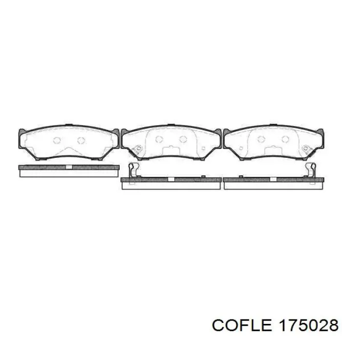 Трос стоянкового гальма задній правий Cofle 175028 ціна, від 24.19 USD
