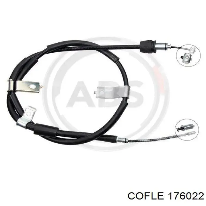 Трос стоянкового гальма задній лівий Linex 210111 ціна, від 21.39 USD