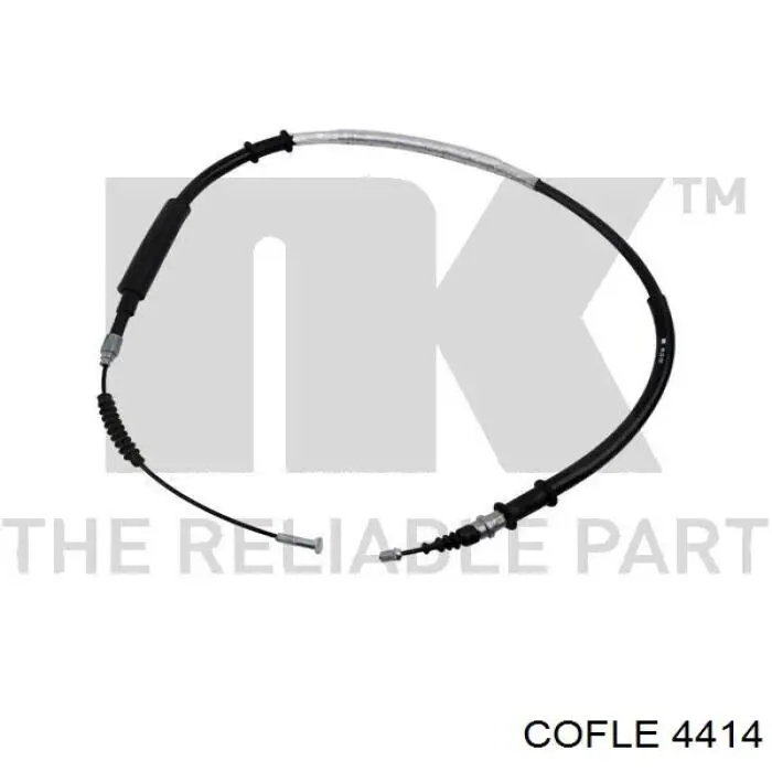 Трос стоянкового гальма задній лівий Cofle 924414 ціна, від 19.59 USD