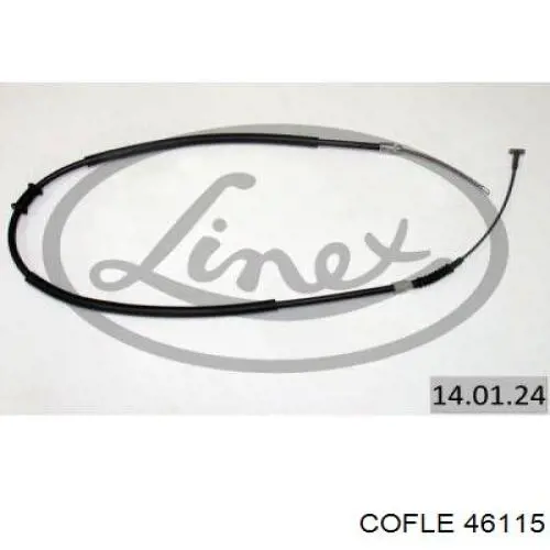Трос стоянкового гальма задній лівий Starline LABR0615 ціна, від 15.22 USD