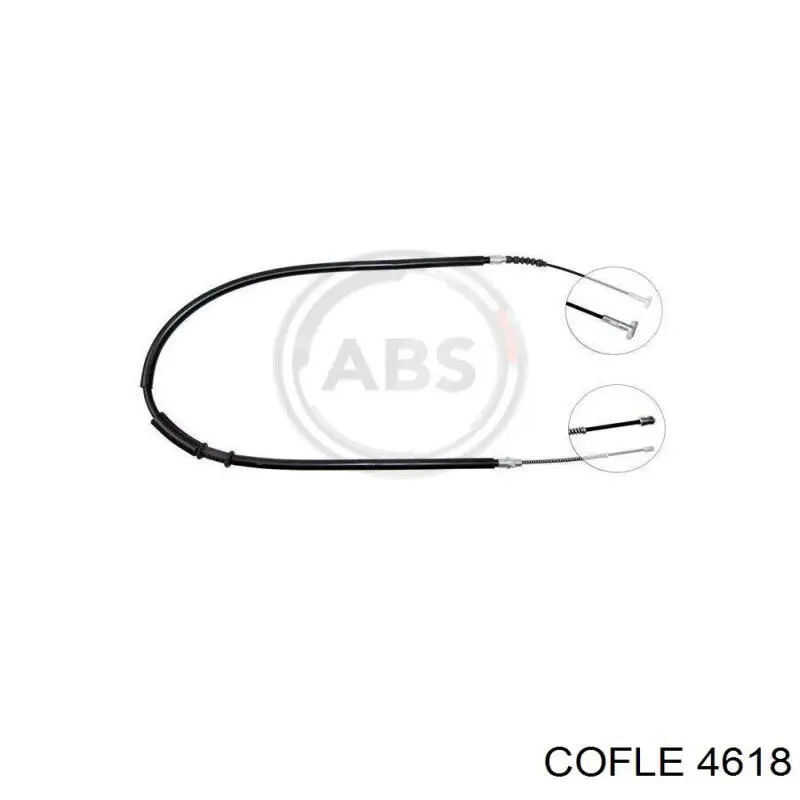 Трос стоянкового гальма задній правий Linex 140112 ціна, від 11.47 USD