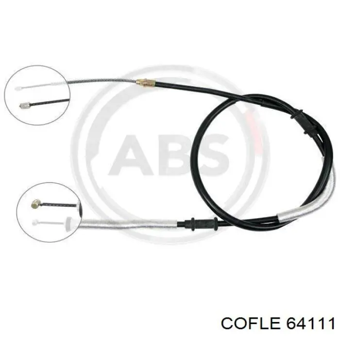 Трос стоянкового гальма задній лівий Cofle 64111 ціна, від 13.37 USD
