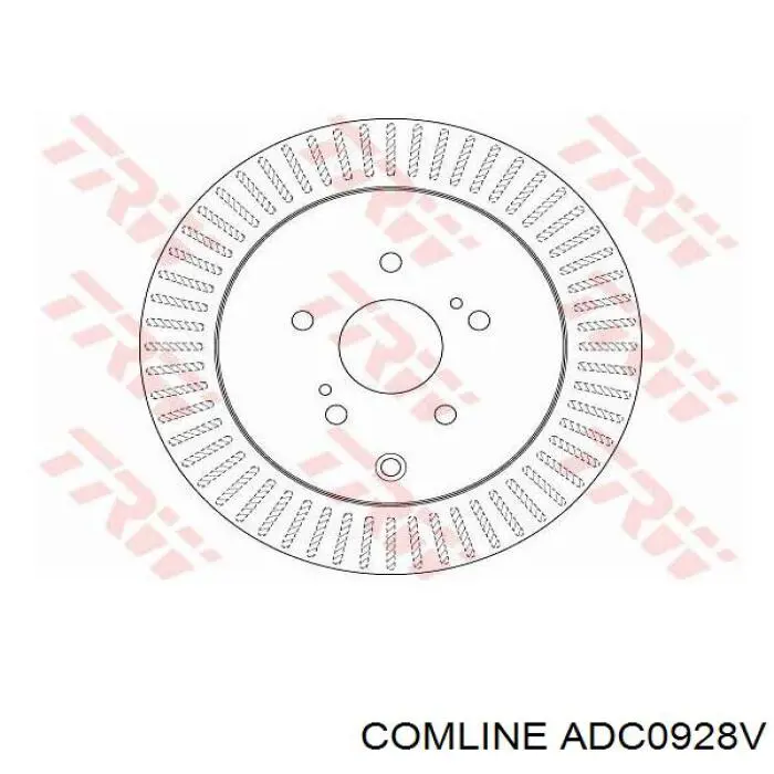 Купити ADC0928V Comline Диск заднього гальма