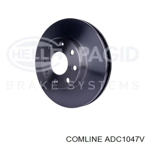 Диск гальмівний передній Comline ADC1047V