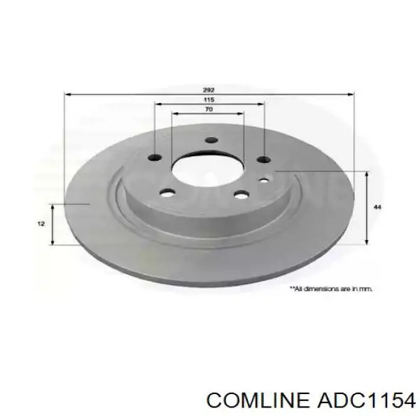 ADC1154 Comline Дискові гальма