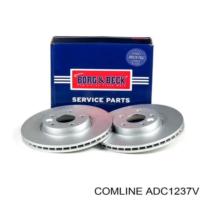 Диск гальмівний передній Comline ADC1237V