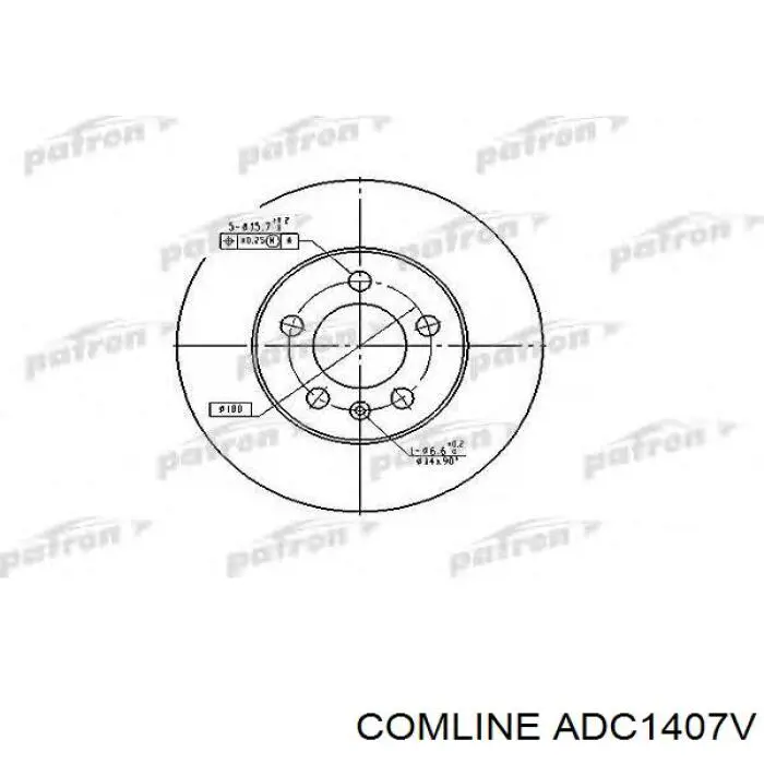 Гальмівні диски передні ADC1407V Comline