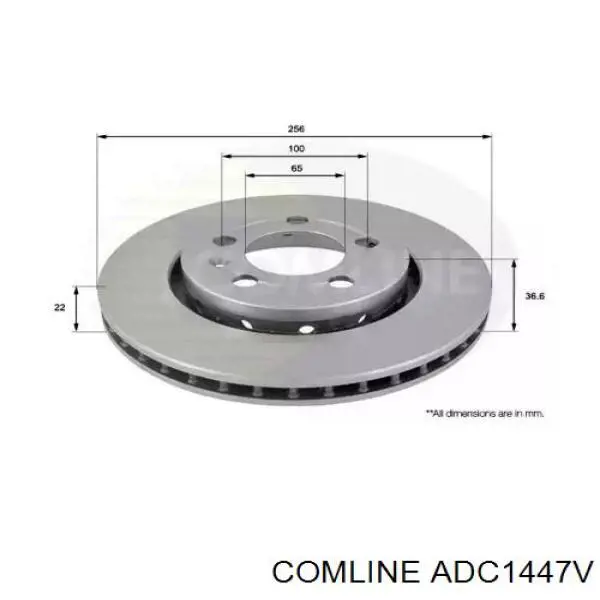 ADC1447V Comline Дискові гальма