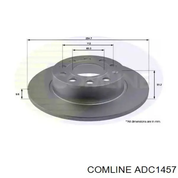 ADC1457 Comline Дискові гальма