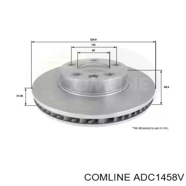 Диск гальмівний передній ADC1458V Comline