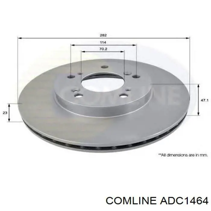 Купити ADC1464 Comline Ротор гальмівний