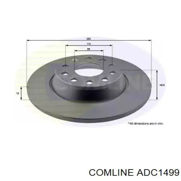ADC1499 Comline Дискові гальма