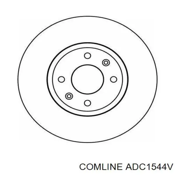Диск переднього гальма Comline ADC1544V ціна, від 35.86 USD