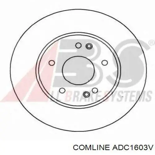 Гальмівні диски передні ADC1603V Comline