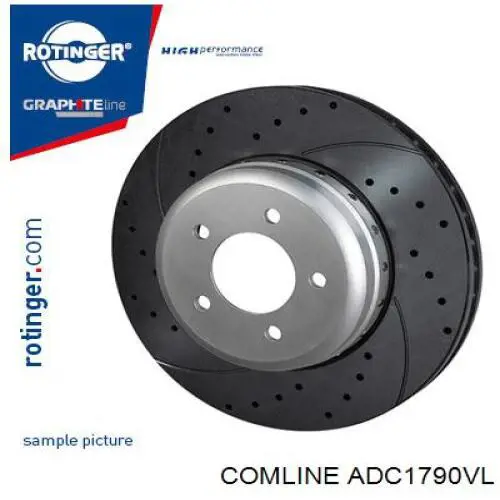 ADC1790VL Comline диск гальмівний передній