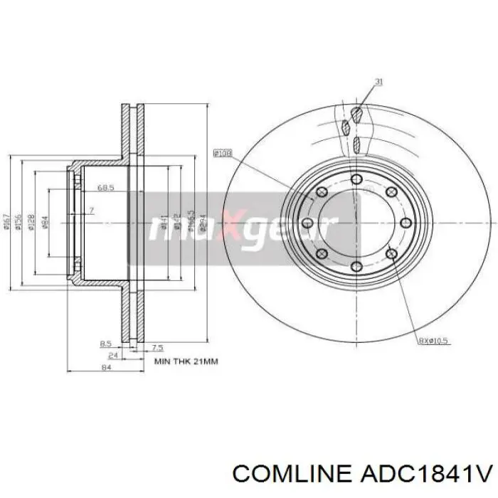 Задні дискові гальма Rotinger RT0298 ціна, від 52.30 USD