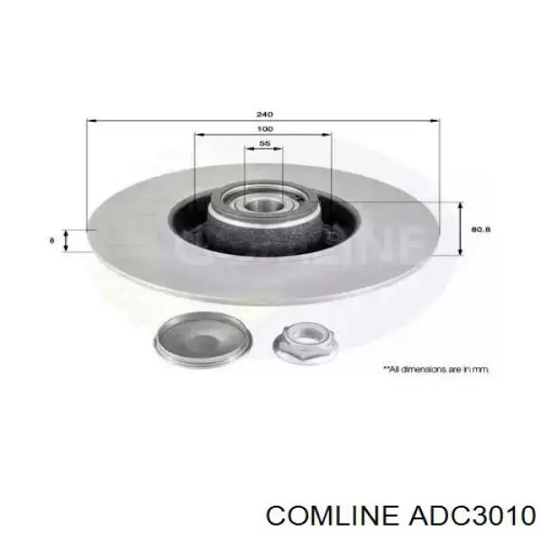 ADC3010 Comline Дискові гальма