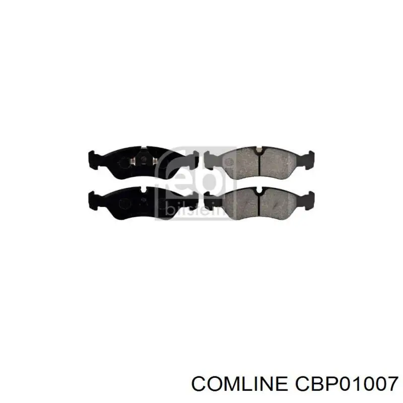 CBP01007 Comline колодки гальмівні передні, дискові