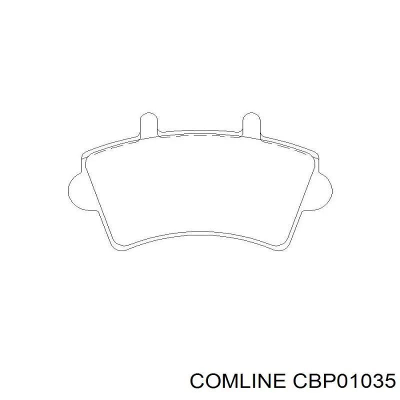 Купити CBP01035 Comline Колодки гальмівні передні, дискові