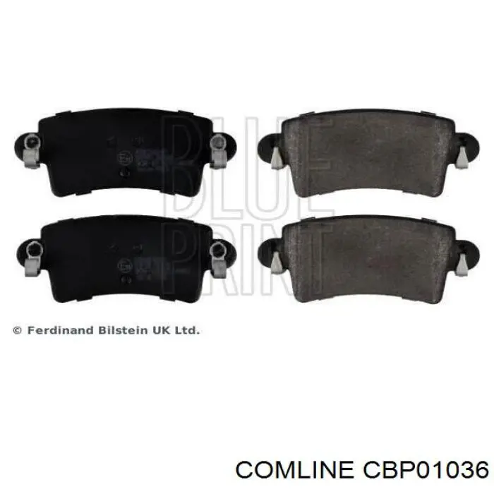 CBP01036 Comline Колодки гальмівні задні, дискові