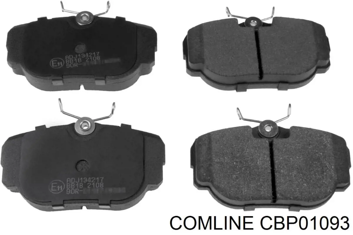 CBP01093 Comline колодки гальмові задні, дискові