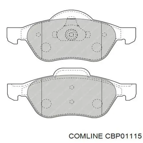 Купити CBP01115 Comline Колодки гальмівні передні, дискові