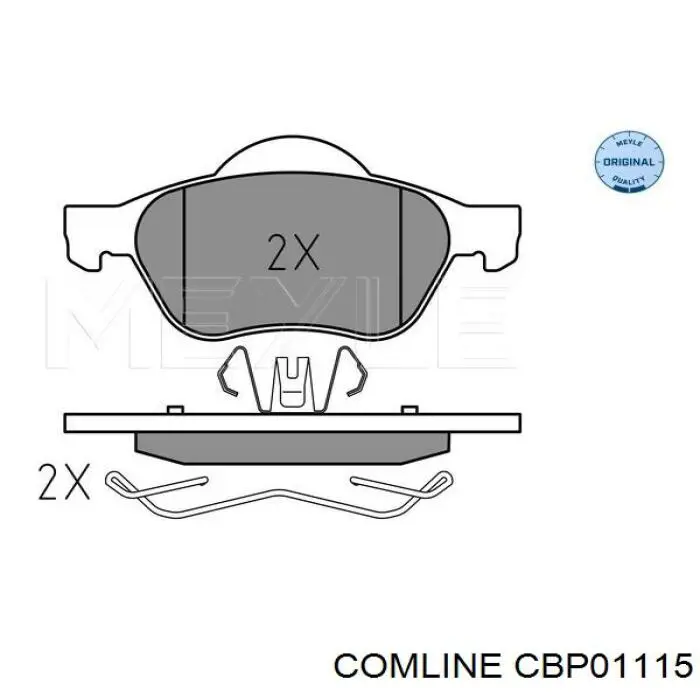 Гальмівні колодки Comline CBP01115 ціна, від 19.42 USD
