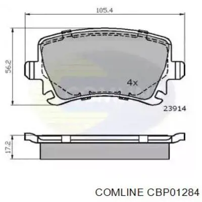 Задні дискові колодки Comline CBP01284