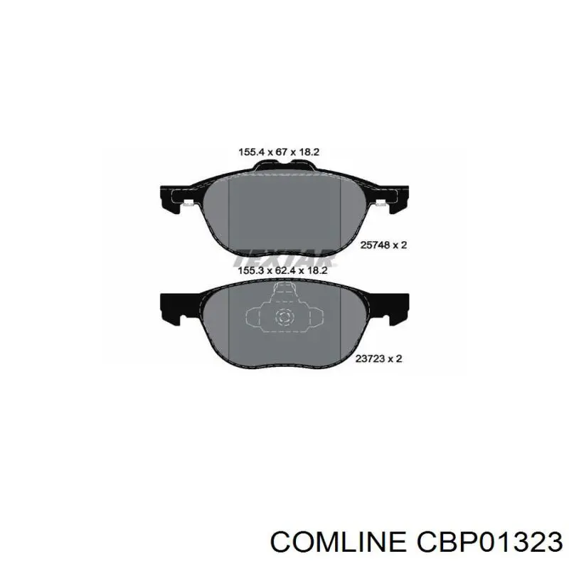 Купити CBP01323 Comline Колодки гальмівні передні, дискові