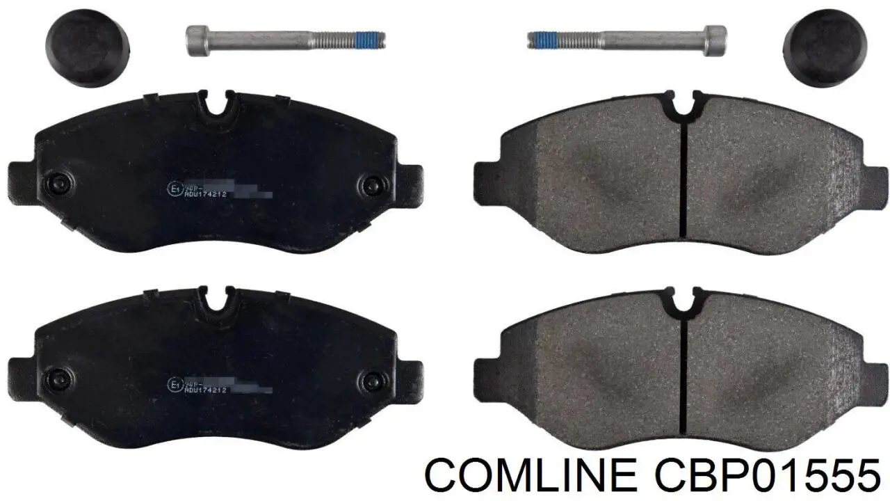 CBP01555 Comline Передні гальмівні колодки