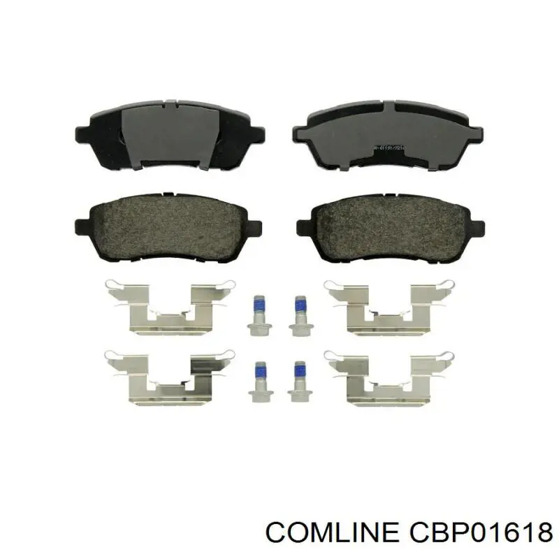 CBP01618 Comline Передні гальмівні колодки