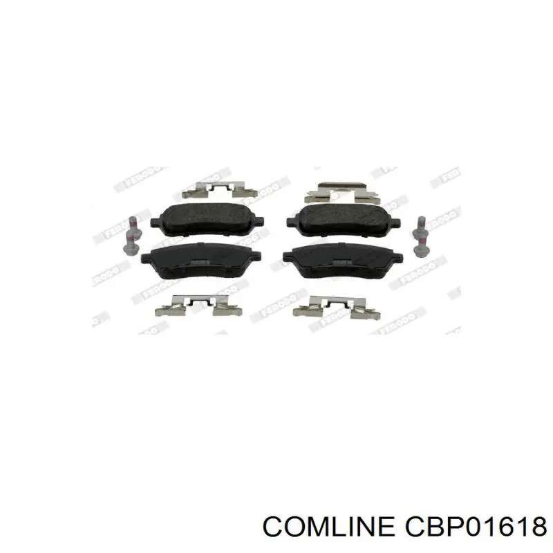 Гальмівні колодки Comline CBP01618 ціна, від 23.01 USD
