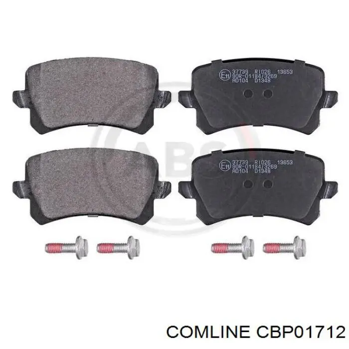 Задні гальмівні колодки Comline CBP01712 ціна, від 24.35 USD