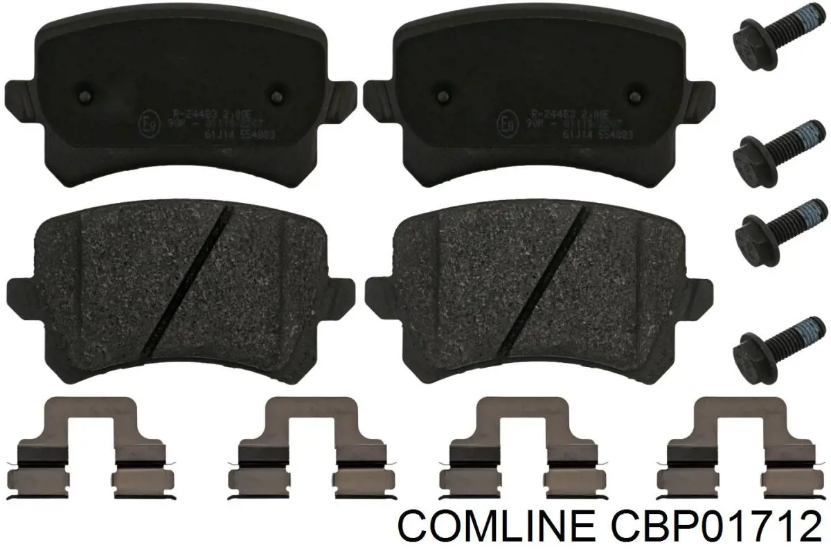 CBP01712 Comline Колодки гальмівні задні, дискові