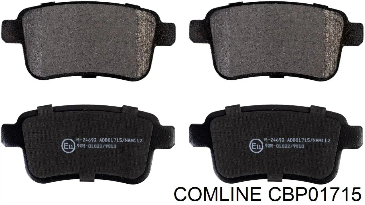 CBP01715 Comline Колодки гальмівні задні, дискові