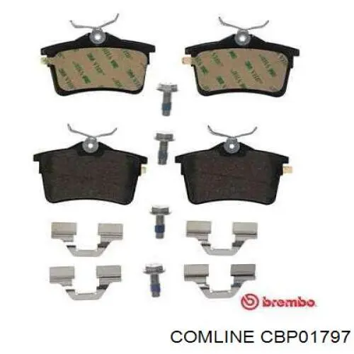 Задні гальмівні колодки CBP01797 Comline