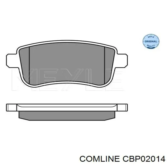Задні гальмівні колодки Comline CBP02014 ціна, від 16.43 USD