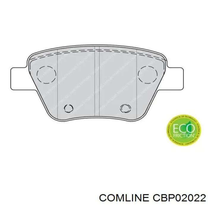 Купити CBP02022 Comline Задні колодки