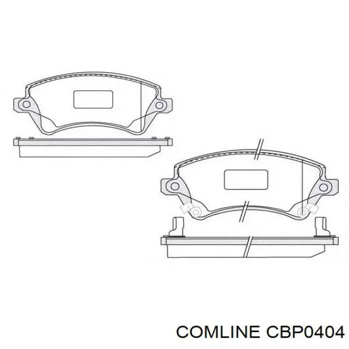 Купити CBP0404 Comline Задні колодки