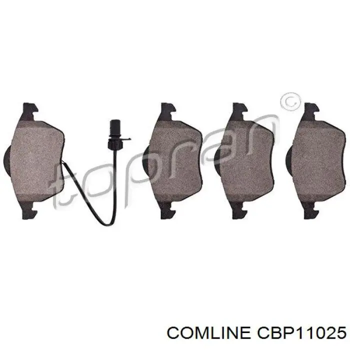 Купити CBP11025 Comline Колодки гальмівні передні, дискові